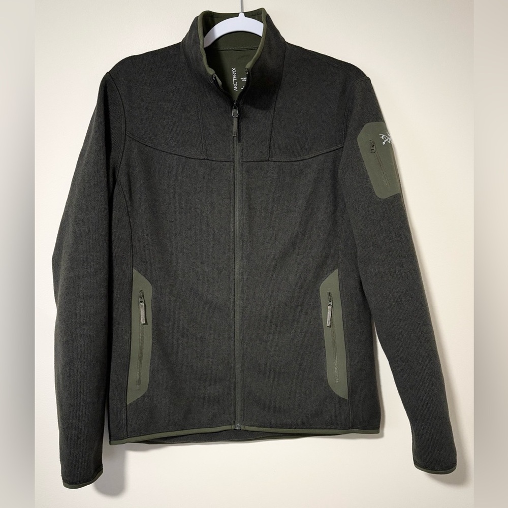 Arc’teryx Full Zip Forest Green Sweater Jacket - Picture 2 of 14